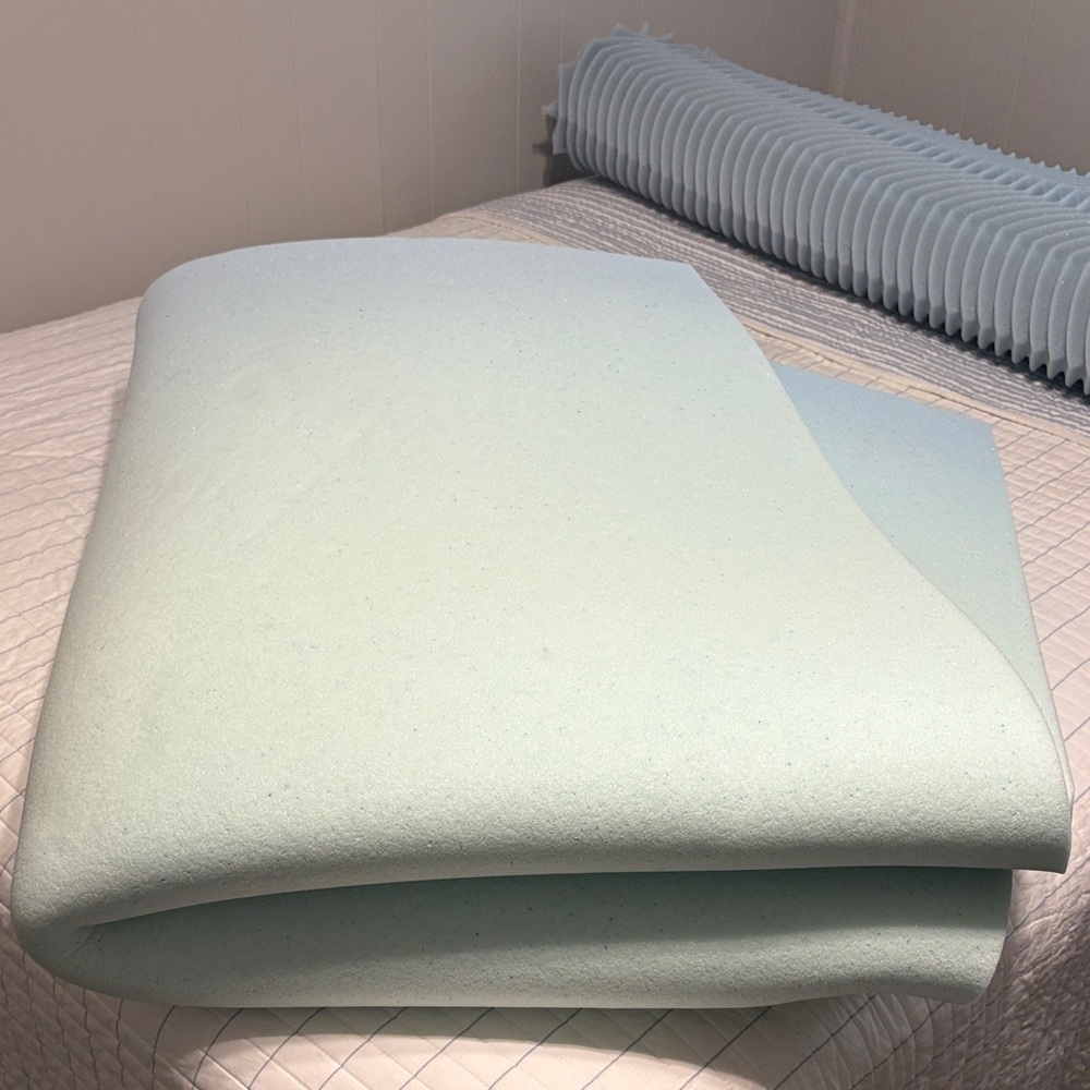 Soft Mint Foam Mattress Topper